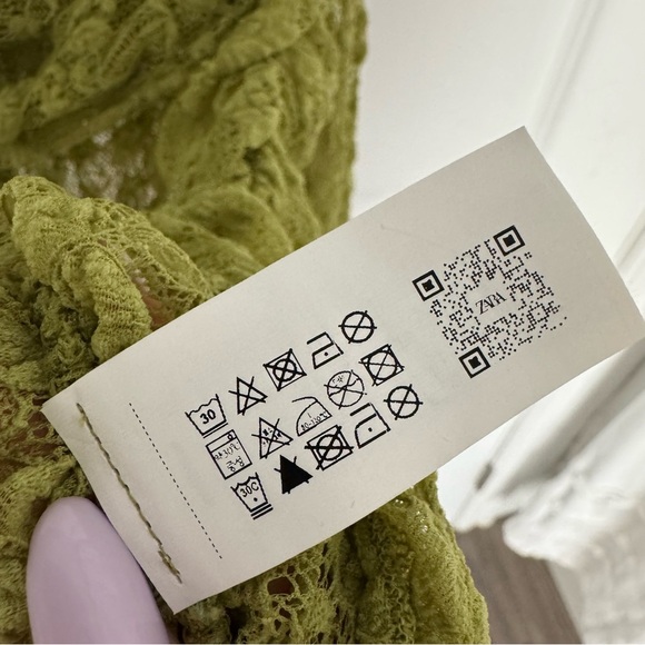 ZARA Off shoulder lace top size S - Picture 15 of 16